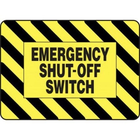 Accuform ELECTRICAL SIGN EMERGENCY SHUTOFF MELC524XP MELC524XP